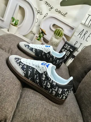 Adidas Samba Patterned Textile Lifestyle Sneakers 7