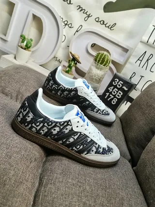 Adidas Samba Patterned Textile Lifestyle Sneakers 9