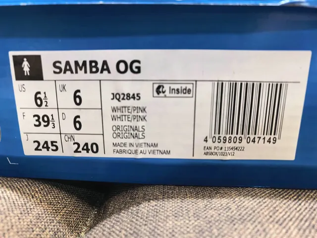 Adidas Samba White and Pink Lifestyle Sneakers 2