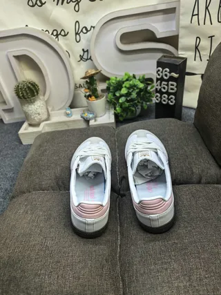 Adidas Samba White and Pink Lifestyle Sneakers 8