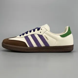 Adidas Samba White Purple Brown Green Lifestyle Sneakers
