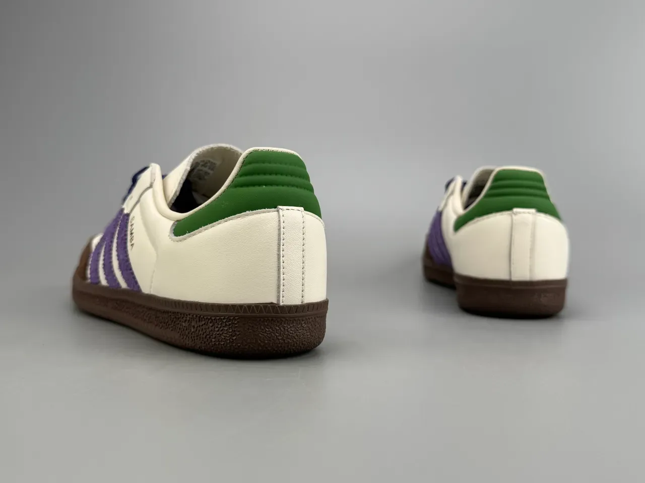 Adidas Samba White Purple Brown Green Lifestyle Sneakers 2