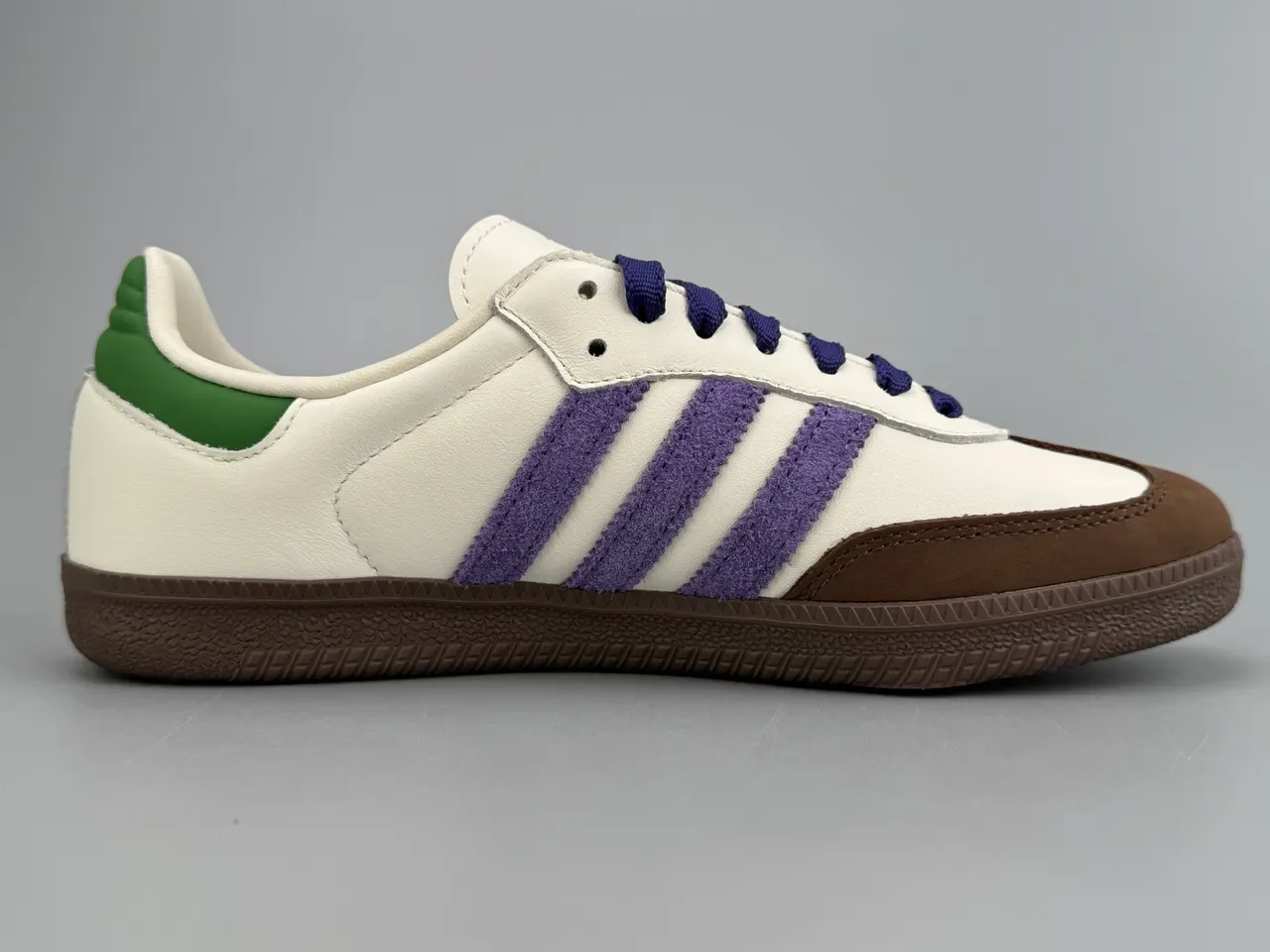 Adidas Samba White Purple Brown Green Lifestyle Sneakers 8