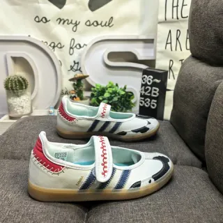 Adidas Samba White Red Navy Mary Jane Shoes