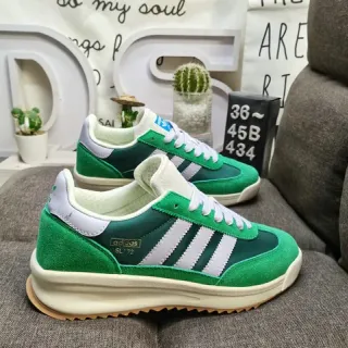 Adidas SL '72 Green and White Lifestyle Sneakers