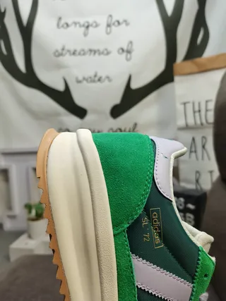 Adidas SL '72 Green and White Lifestyle Sneakers 3