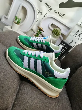 Adidas SL '72 Green and White Lifestyle Sneakers 7
