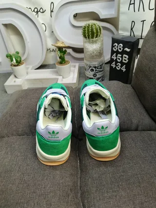 Adidas SL '72 Green and White Lifestyle Sneakers 8