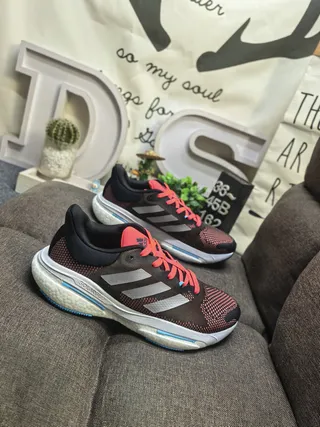 Adidas SolarGlide Black Multicolor Floral Running Shoes 19