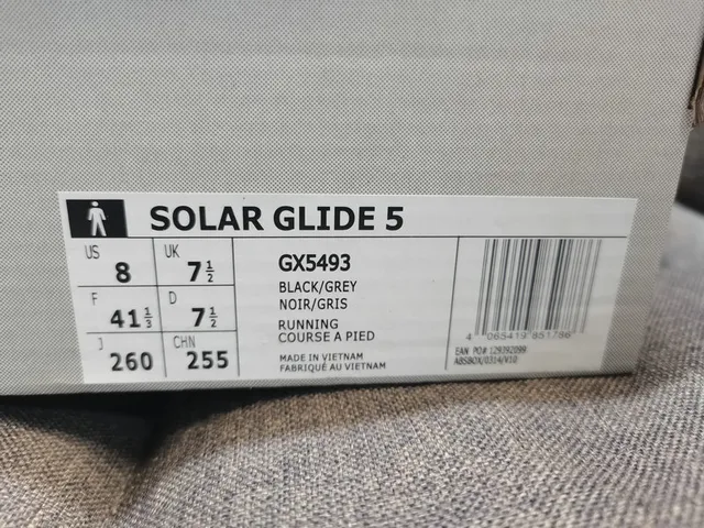 Adidas SolarGlide Black Multicolor Floral Running Shoes 22