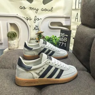 Adidas Spezial Beige and Navy Suede Lifestyle Sneakers