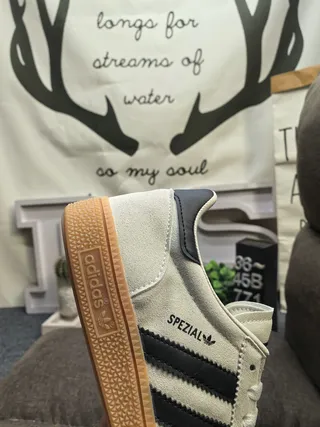 Adidas Spezial Beige and Navy Suede Lifestyle Sneakers 3