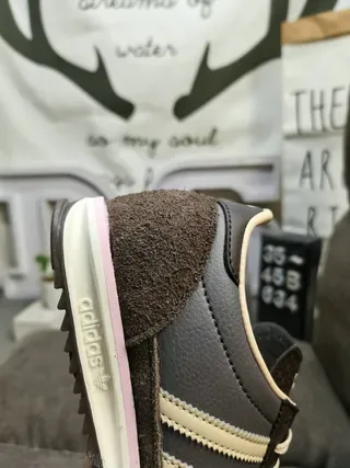 Adidas Spezial Brown and Black Suede Leather Lifestyle Sneakers 3