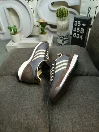 Adidas Spezial Brown and Black Suede Leather Lifestyle Sneakers 6
