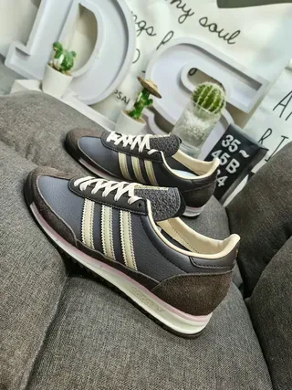 Adidas Spezial Brown and Black Suede Leather Lifestyle Sneakers 10