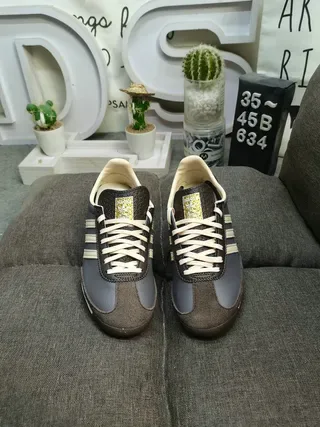 Adidas Spezial Brown and Black Suede Leather Lifestyle Sneakers 9