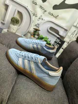 Adidas Spezial Brown Suede Cow-Print Stripe Lifestyle Sneakers 7