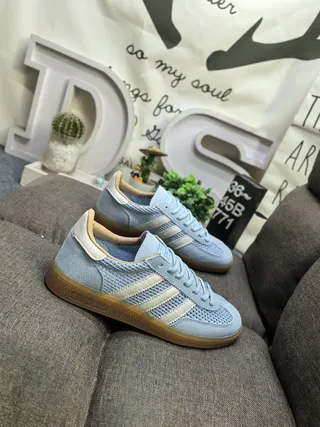 Adidas Spezial Brown Suede Cow-Print Stripe Lifestyle Sneakers 9