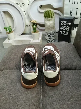 Adidas Spezial Brown Suede White Stripe Lifestyle Sneakers 8