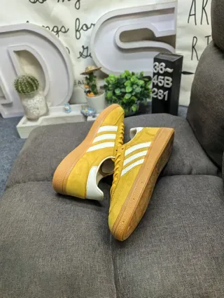 Adidas Spezial Gray Suede and Cream Stripe Lifestyle Sneakers 16