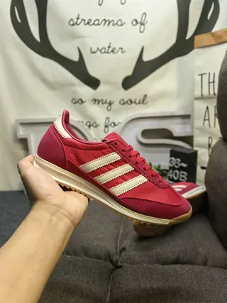 Adidas Spezial Red and Cream Lifestyle Sneakers 5