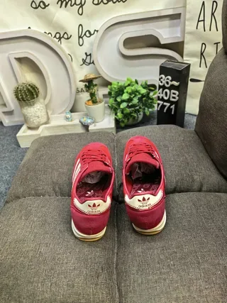 Adidas Spezial Red and Cream Lifestyle Sneakers 8
