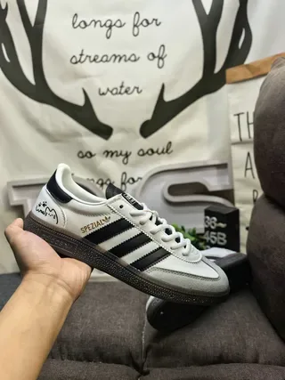 Adidas Spezial White Black Lifestyle Sneakers 5
