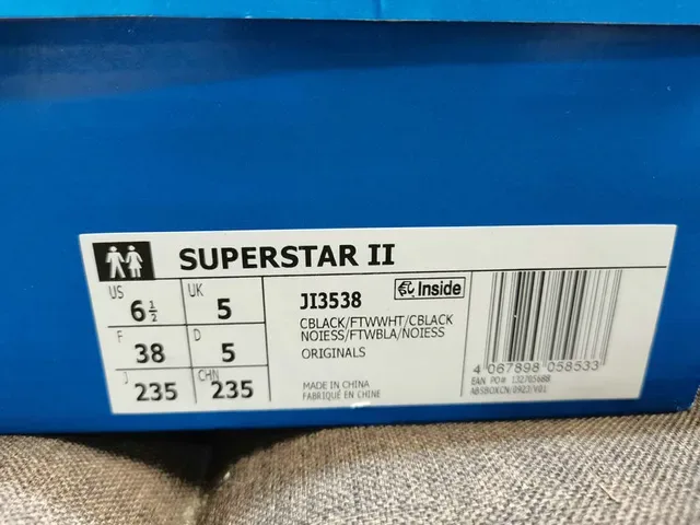 Adidas Superstar Black and White Lifestyle Sneakers 2