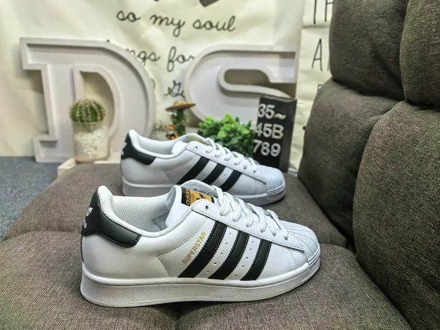 Adidas Superstar Black and White Lifestyle Sneakers 21