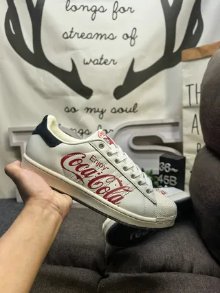 Adidas Superstar Coca-Cola Collaboration Lifestyle Sneakers 5