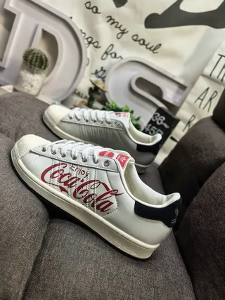 Adidas Superstar Coca-Cola Collaboration Lifestyle Sneakers 7