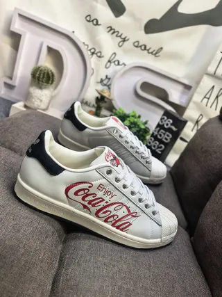 Adidas Superstar Coca-Cola Collaboration Lifestyle Sneakers 9