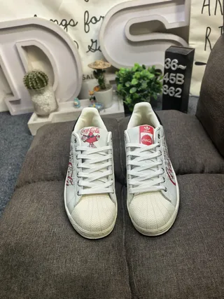 Adidas Superstar Coca-Cola Collaboration Lifestyle Sneakers 10