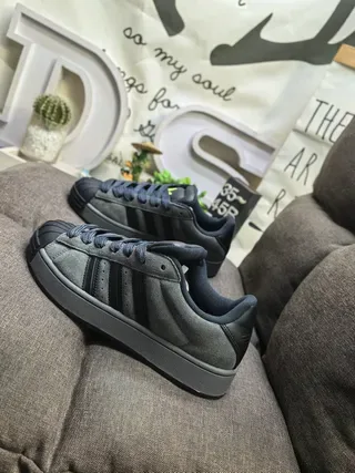 Adidas Superstar Dark Gray Suede Lifestyle Sneakers 7