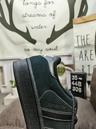 Adidas Superstar गहरे हरे सूडे लाइफस्टाइल स्नीकर 3