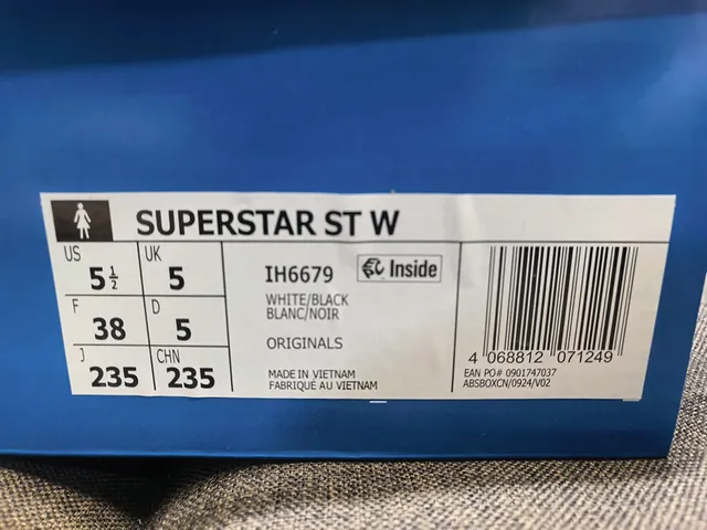 Adidas Superstar Light Gray and Black Lifestyle Sneakers 2