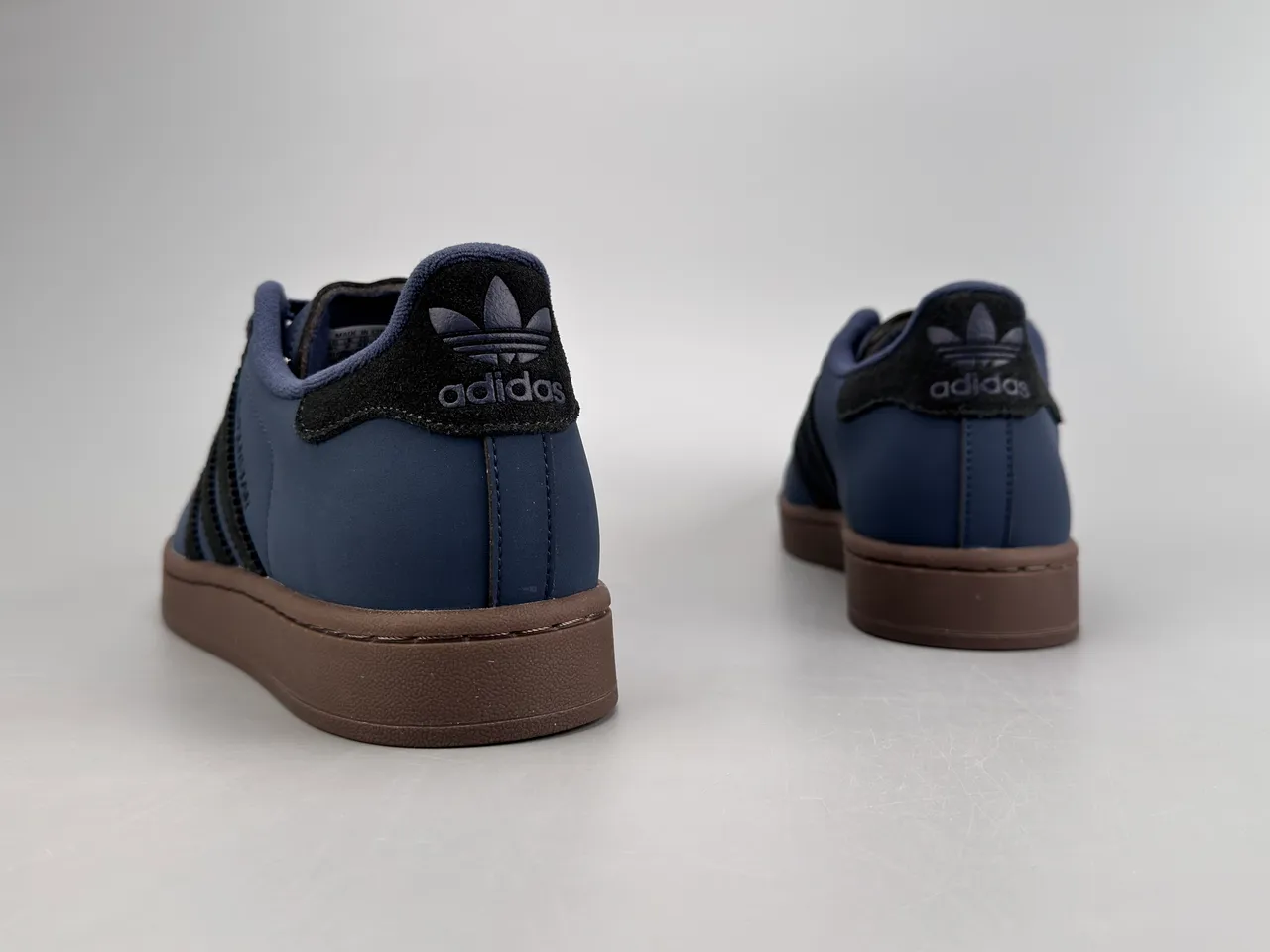 Adidas Superstar Navy and Brown Lifestyle Sneakers 6