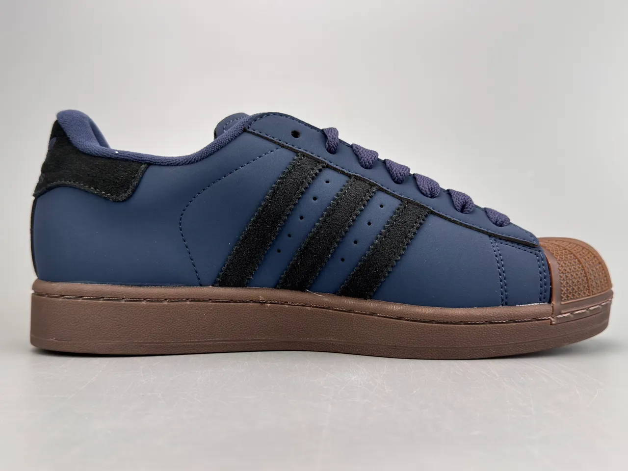 Adidas Superstar Navy and Brown Lifestyle Sneakers 10