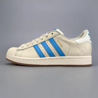 Adidas Superstar Off-White and Blue Lifestyle Sneakers