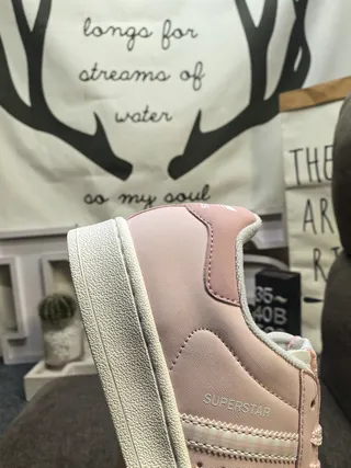 Adidas Superstar Pale Pink Lifestyle Sneakers 3