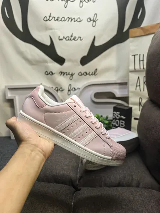 Adidas Superstar Pale Pink Lifestyle Sneakers 5