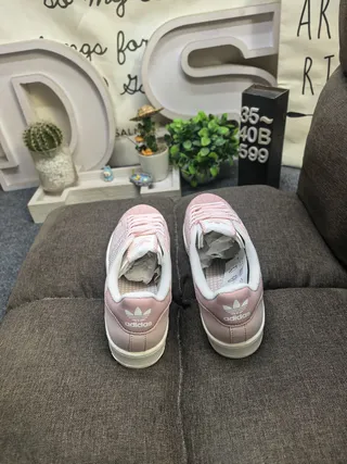 Adidas Superstar Pale Pink Lifestyle Sneakers 8
