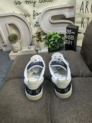 Adidas Superstar Star-Print Navy and White Lifestyle Sneakers 8