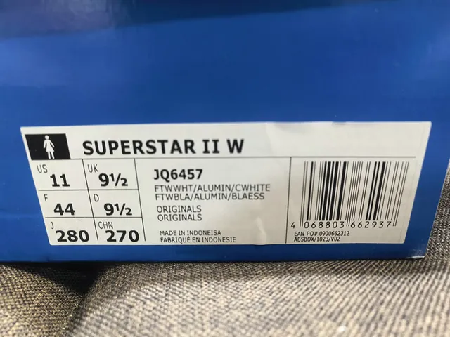 Adidas Superstar White and Gold Lifestyle Sneakers 2