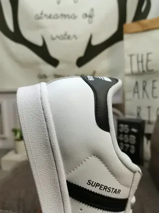 Adidas Superstar White Black Lifestyle Sneakers 3