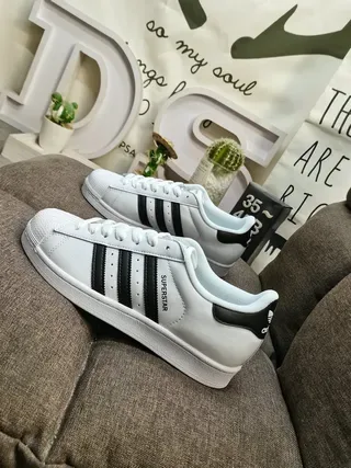 Adidas Superstar White Black Lifestyle Sneakers 7