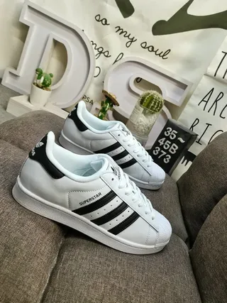 Adidas Superstar White Black Lifestyle Sneakers 9