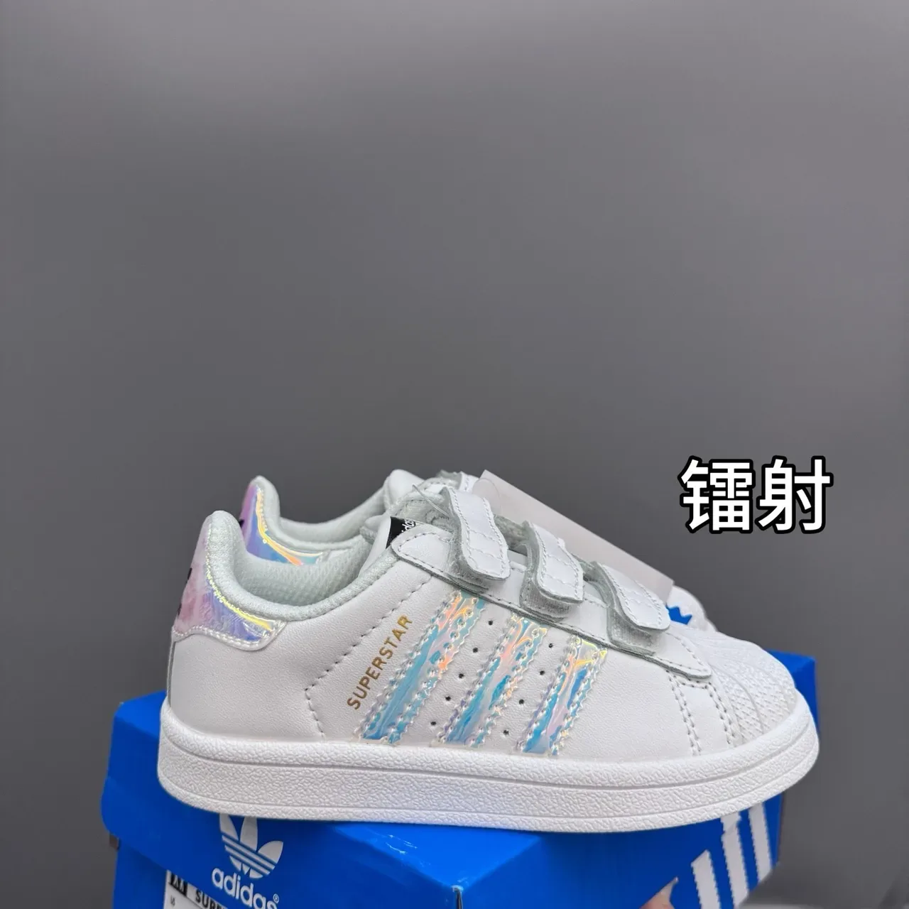 Adidas Superstar White Pink Kids Lifestyle Sneakers 11