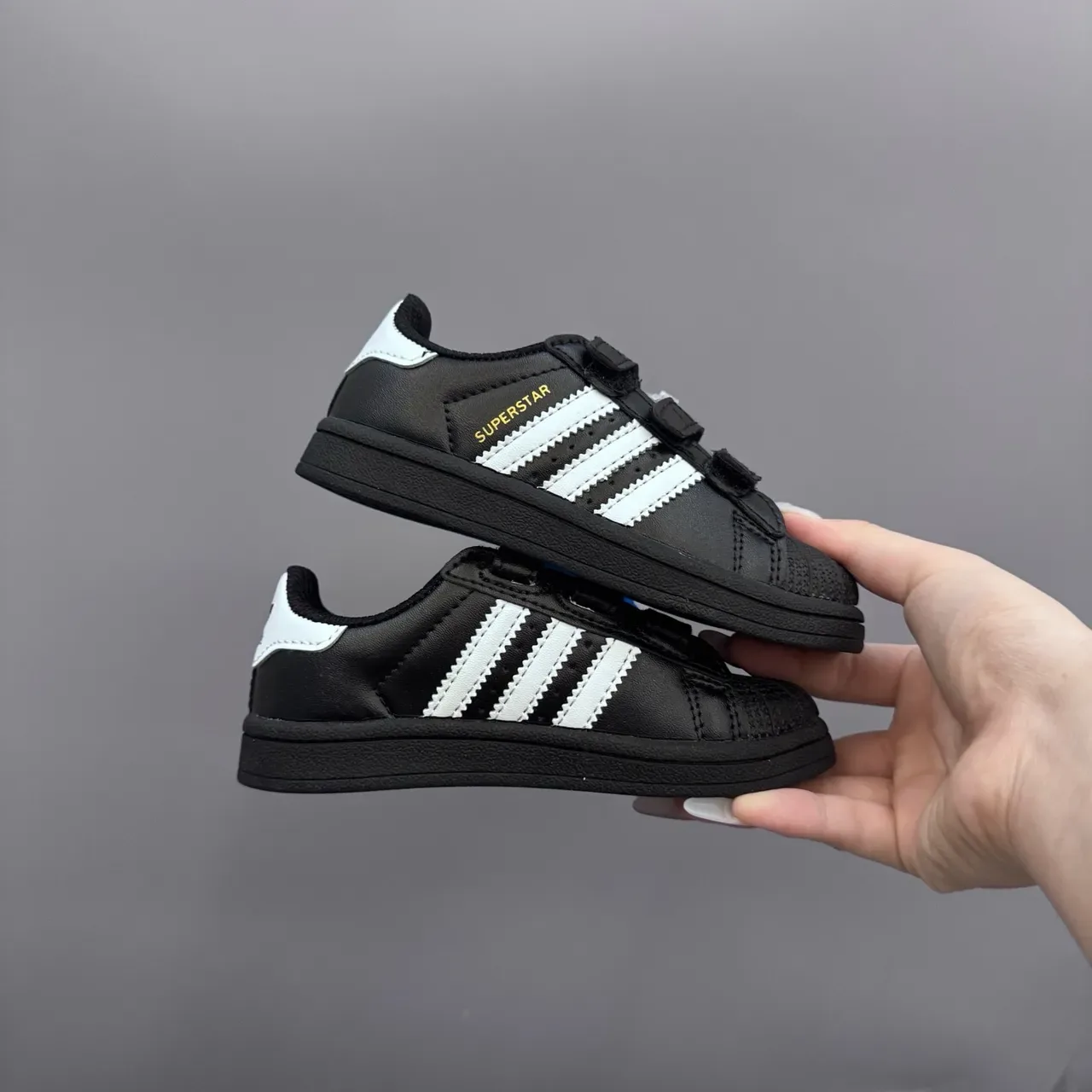 Adidas Superstar White Pink Kids Lifestyle Sneakers 24