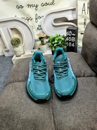 Adidas TERREX Light Blue and Neon Green Lifestyle Sneakers 10